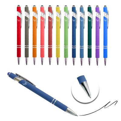 Dual Function Ballpoint and Touchscreen Pen with Custom Logo