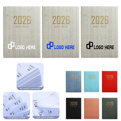 2026 A7 Pocket Planner, Weekly & Monthly Calendar - 3 Packs