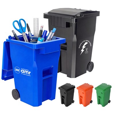Trash Can shaped Pen Holder