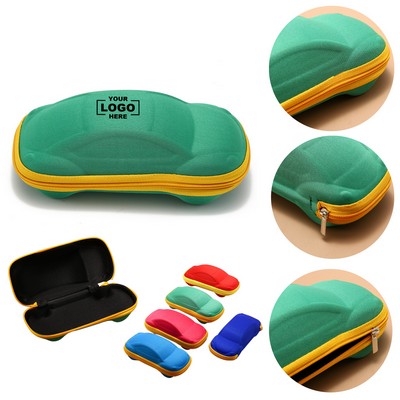 EVA Children's Cartoon Zipper Glasses Case