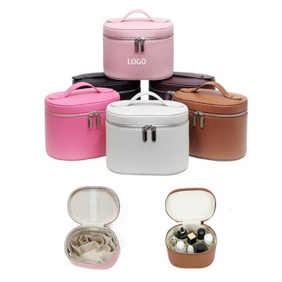PU Leather Handheld Cosmetic Case