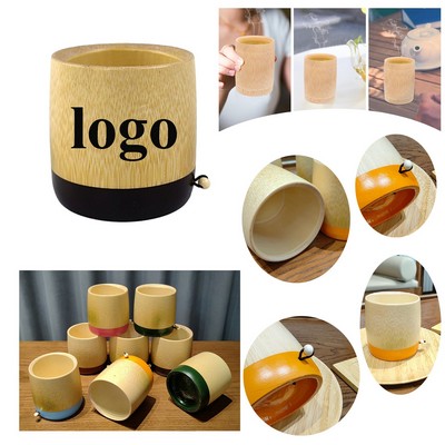 Bamboo Wood Tea Cup