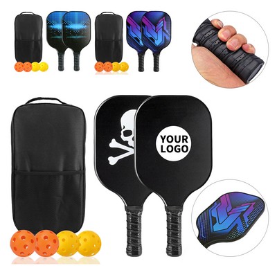 Wooden Paddle Pickleball Starter Set