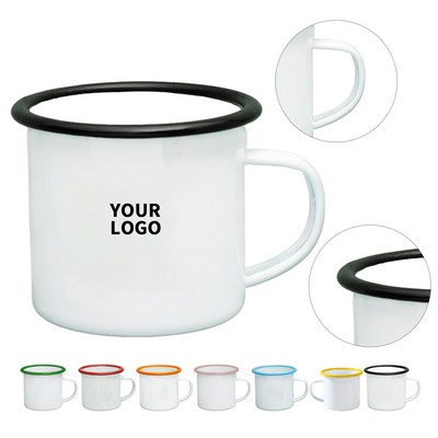 Enamel Campfire Coffee Mug