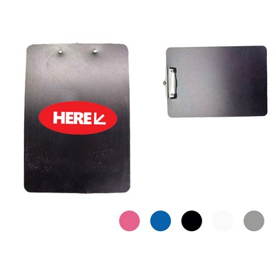 A4 Plastic Clipboard with Low Profile Clip