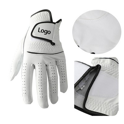 Men's Sheepskin Left Hand Golf Glove Single