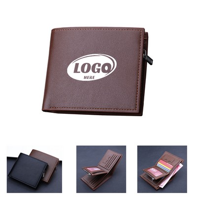 PU Leather Slim Wallet