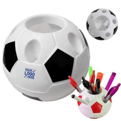 Soccer Shaped Pen Holder