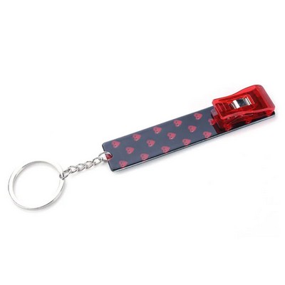 Custom Contact Less Card Clip Keychain