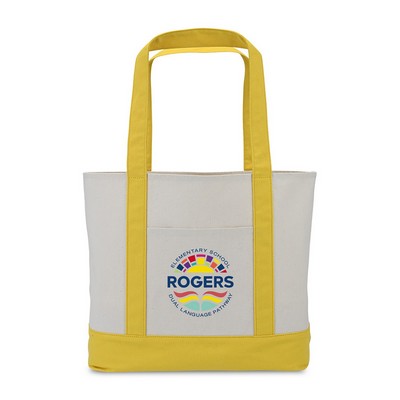 Large Canvas Tote - Yellow