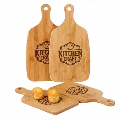 Bamboo Paddle Charcuterie and Cutting Board