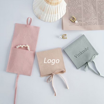 Secure Mini Bow Gift Pouch for Rings & Charms