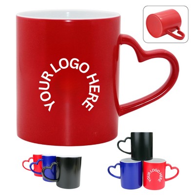 Heart Handle Color Changing Mug