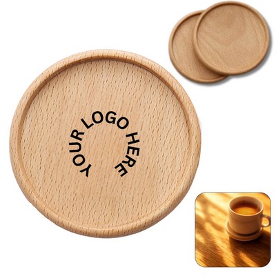 Wooden Recessed Drink Coaster