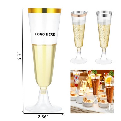5oz Disposable Clear Toasting Glasses