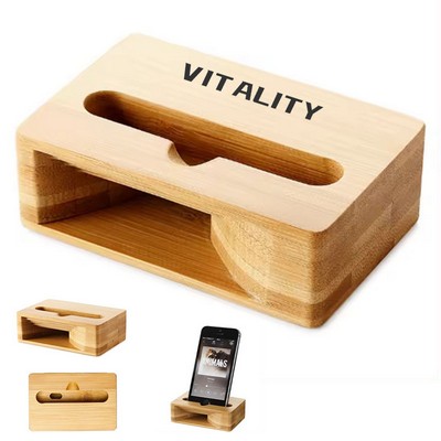 Wooden Phone Stand Amplifier