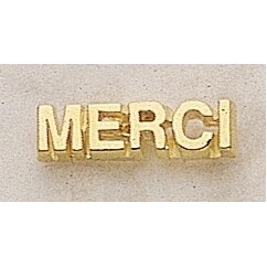Merci Marken Design Cast Lapel Pin (Up to 3/4")