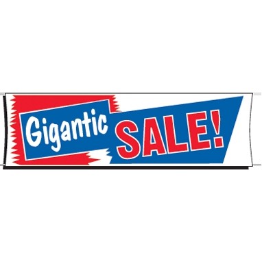Heavy-Duty Giant Scrim Banner (Gigantic Sale!) (3' x 10')