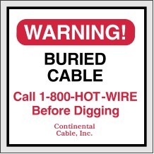 Square Security Clear Polyester Decal (3"x 3")