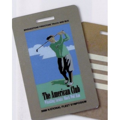 Royal Etched Luggage Tag (Up To 3 1/2")