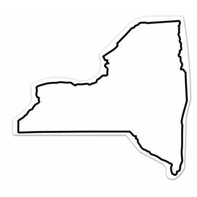 New York State Shape Magnet - Full Color