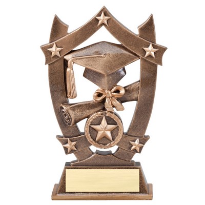 Graduate Stars Resin Award - 6 1/4"