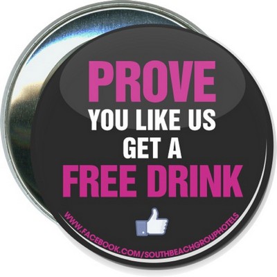 Business - South Beach Group Hotels - 3 1/2'' Round Button