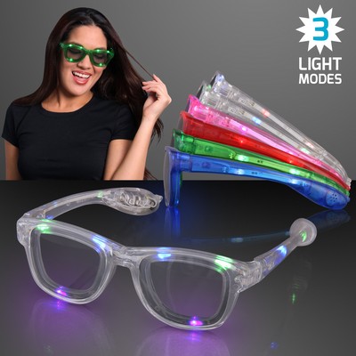 Assorted Cool Shades LED Party Glasses - BLANK