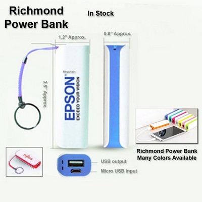 Richmond Power Bank 1800 mAh No Extra Tariff