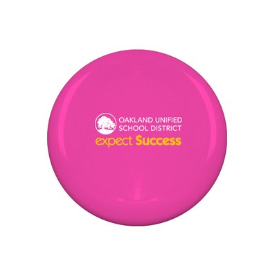 10" Hard Plastic Disc Pink PMS 806C- Full Color Logo Flying Discs