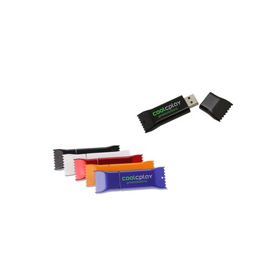 1 GB Plastic Candy Shaped USB Flashdrive