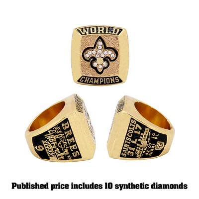 Replica Championship Ring - Shiny Gold