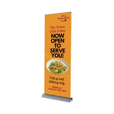 High Quality Retractable Banner Stand Package (36" x 78" )