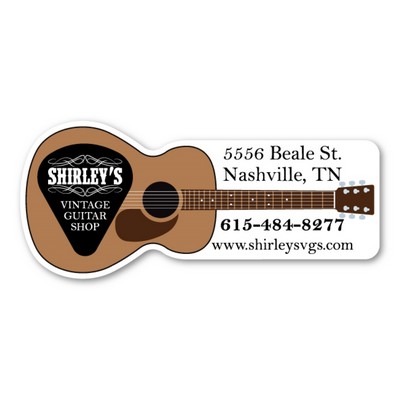 Guitar Magnet - 5.13" x 2.25" - 20 mil