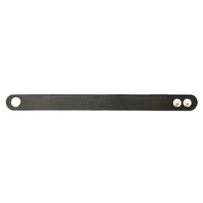 Ashlin® Designer Belina Midnight Black Slim Bracelet - Standard Length