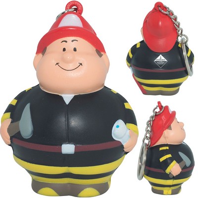 Fireman Stress Reliever Keyring