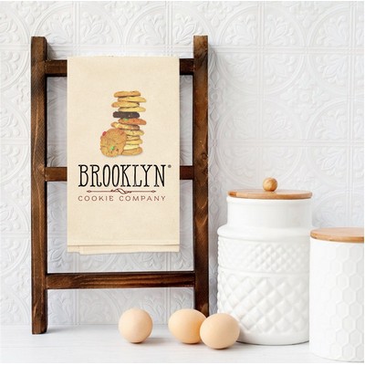 Vintage Flour Sack Tea Towel with Custom Print