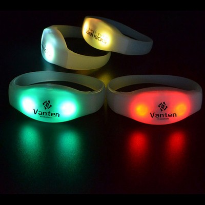 Flashing LED Silicone Bracelet