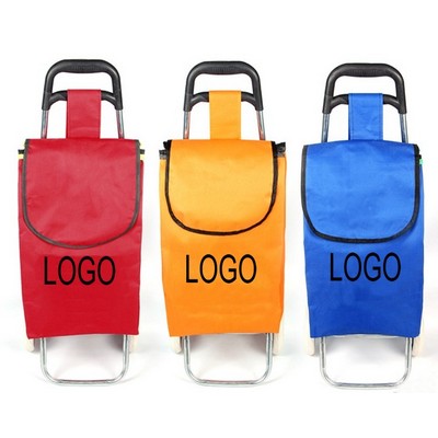 Grocery Bag Shopping Trolley Cart w/ Wheels