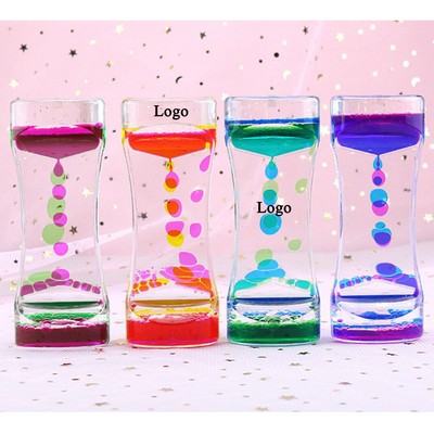Two-color Liquid Oil Hourglass
