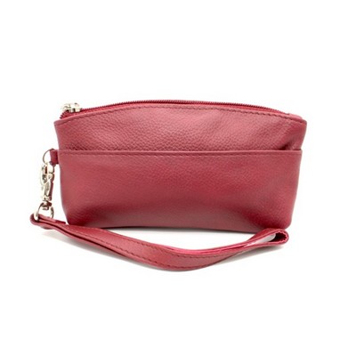 Ashlin® Designer Ladies Cranberry Red Makeup Wristlet