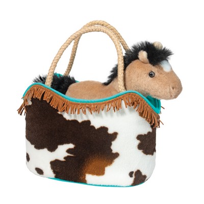Western Sak with Buckskin Horse Stuffed Animal