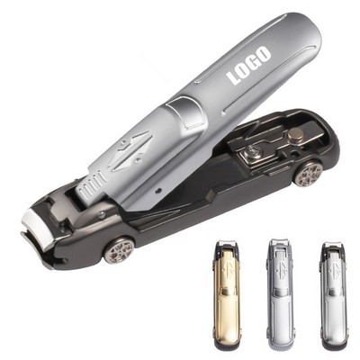 Car Shaped Nail Clippers With Nail File Phone Stand