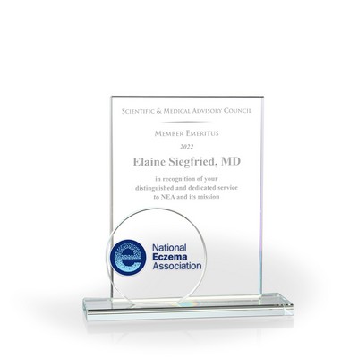 Verve Clear Circle Glass Award