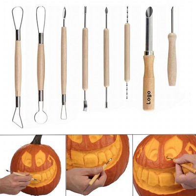 8PCS Pottery Clay Sculpting Tool Set