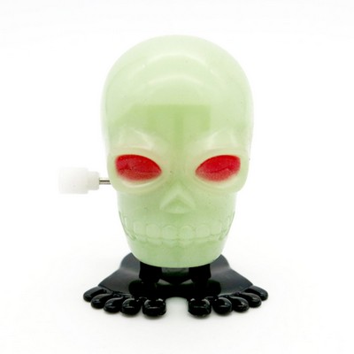 Wind Up Jump glow-in-the-dark skull