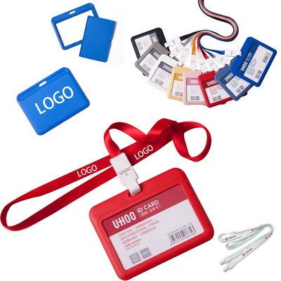 ID Badge Holder With Lanyard