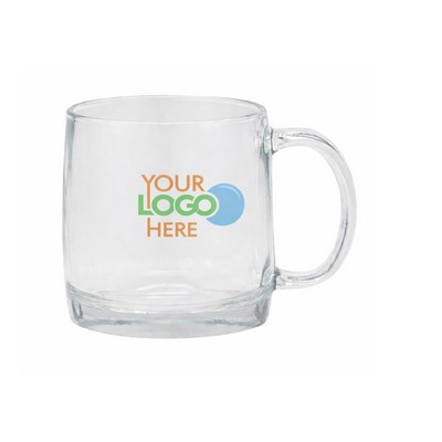 13 oz. Glass Coffee Mug