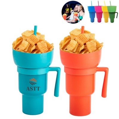 Stadium Tumbler With Snack Bowl