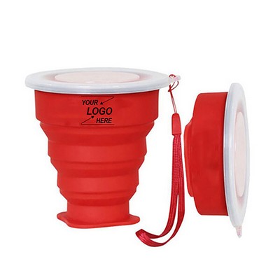 Collapsible Silicone Travel Cup 200ml